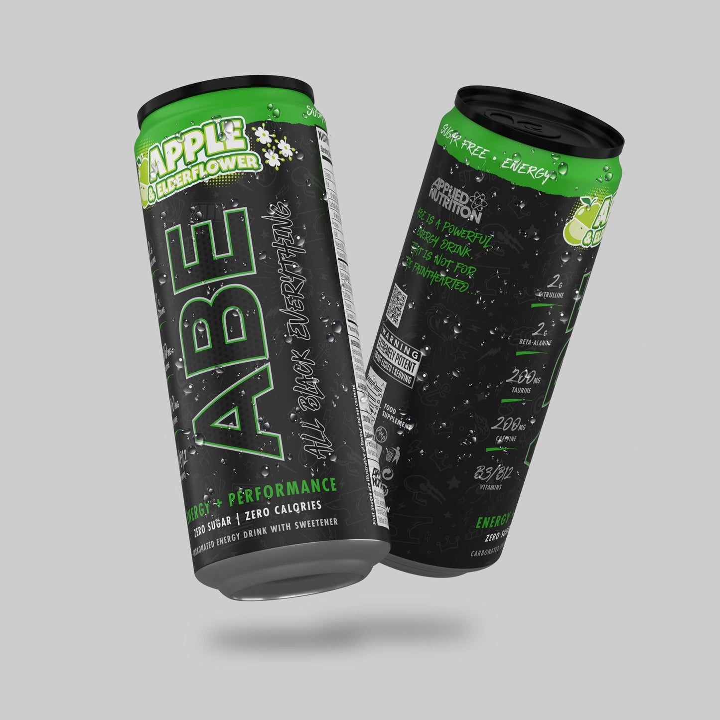 ABE - Energy & Performance Pre Workout Cans x12 - Sin azúcar.