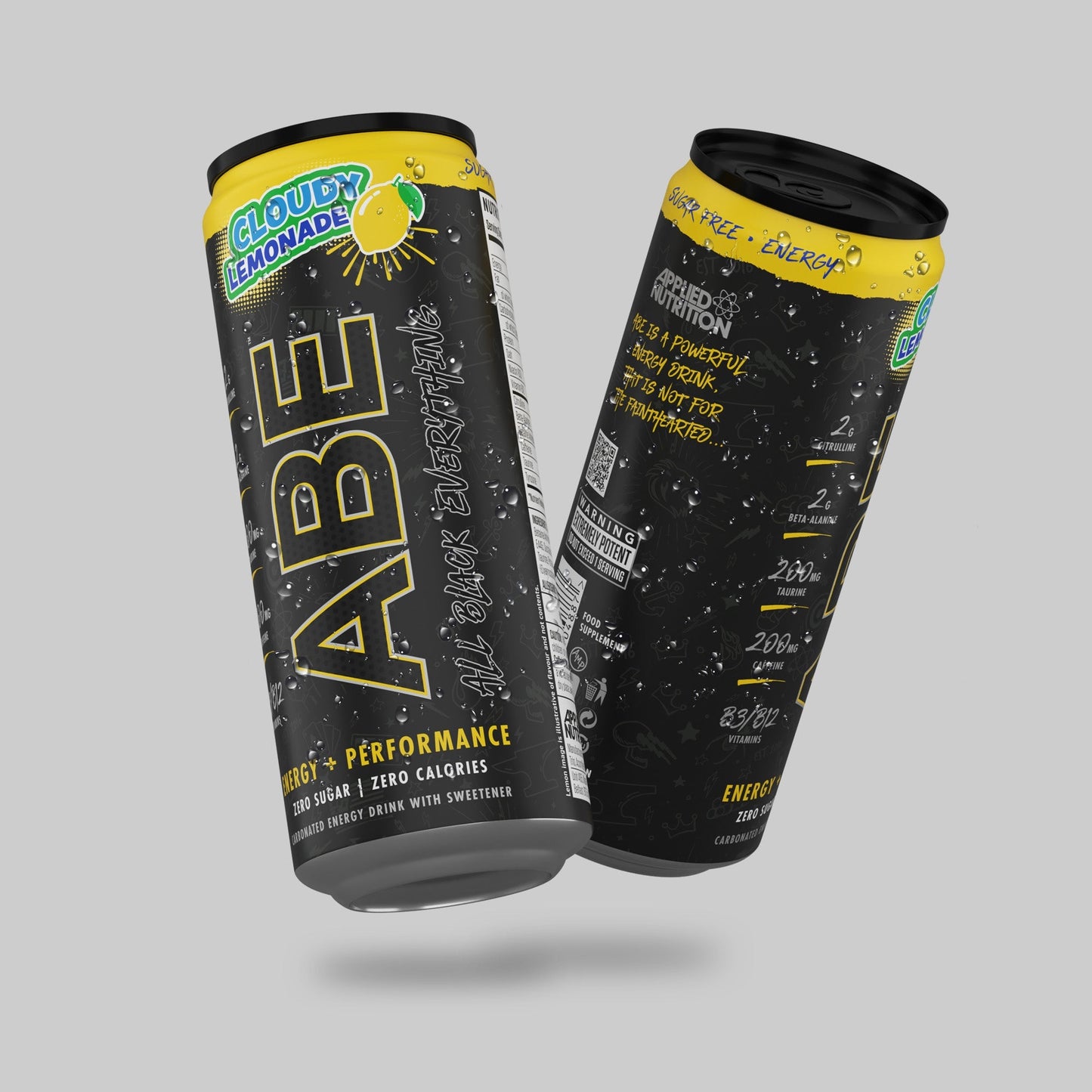 ABE - Energy & Performance Pre Workout Cans x12 - Sin azúcar.