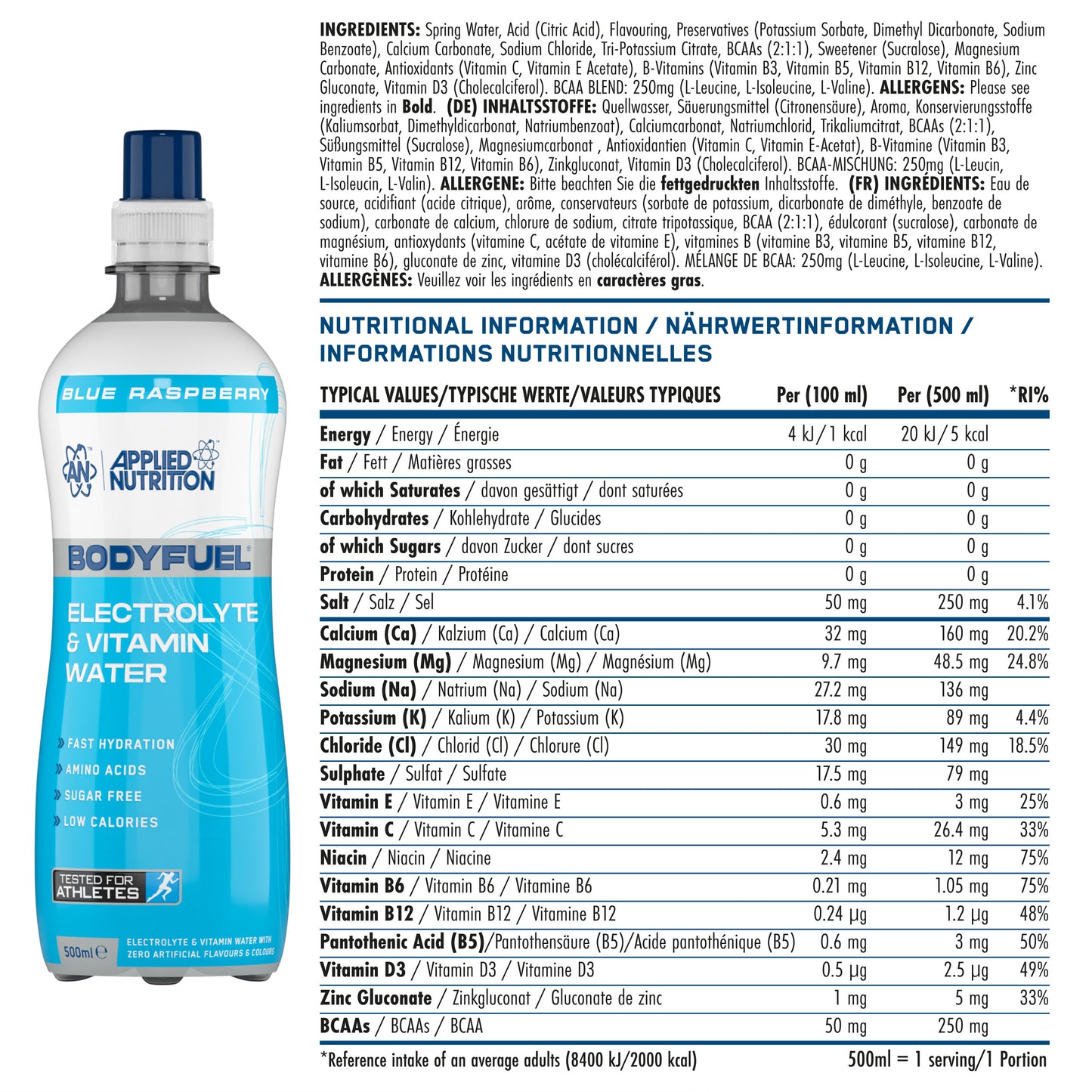 Body Fuel Electrolyte 500ml
