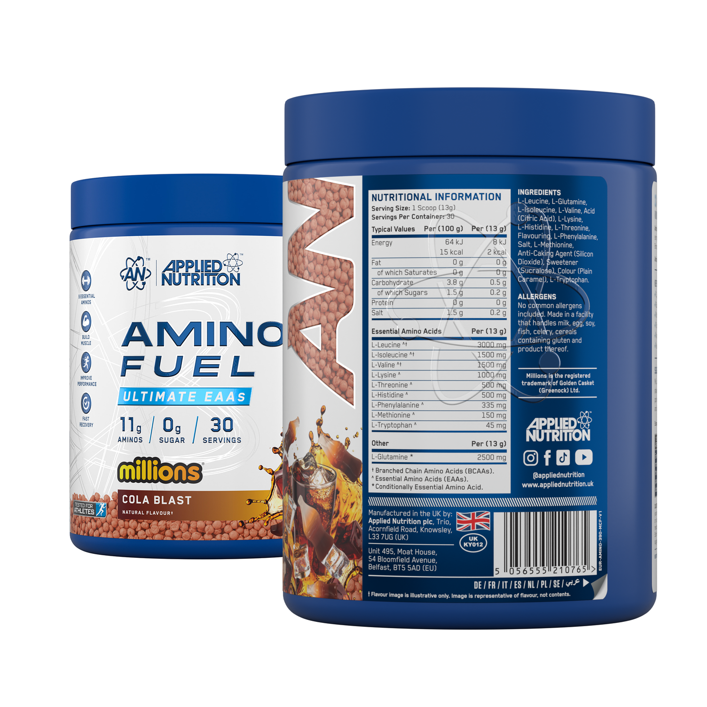 Amino Fuel EAA 390 gr - Ácidos Aminados Esenciales para Rendimiento