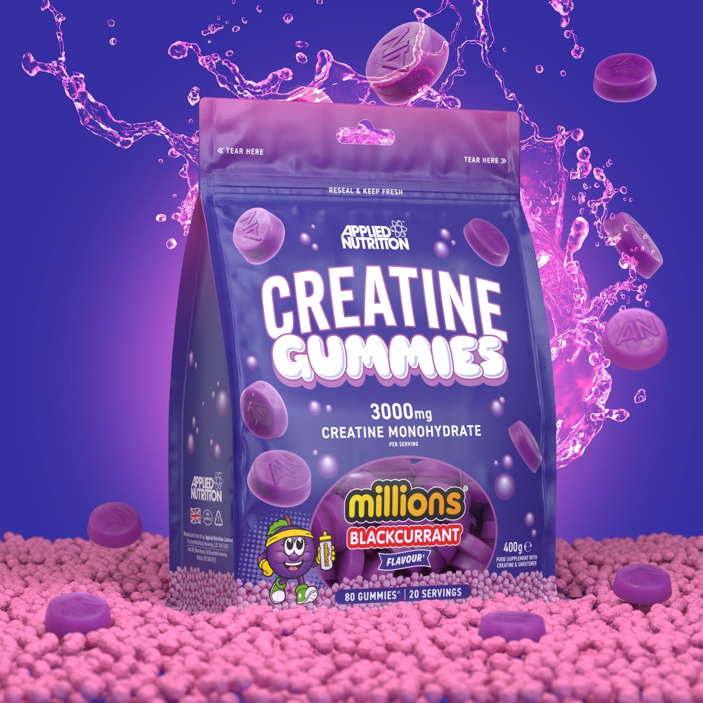 Pure Creatine Gummies (20 Servings)