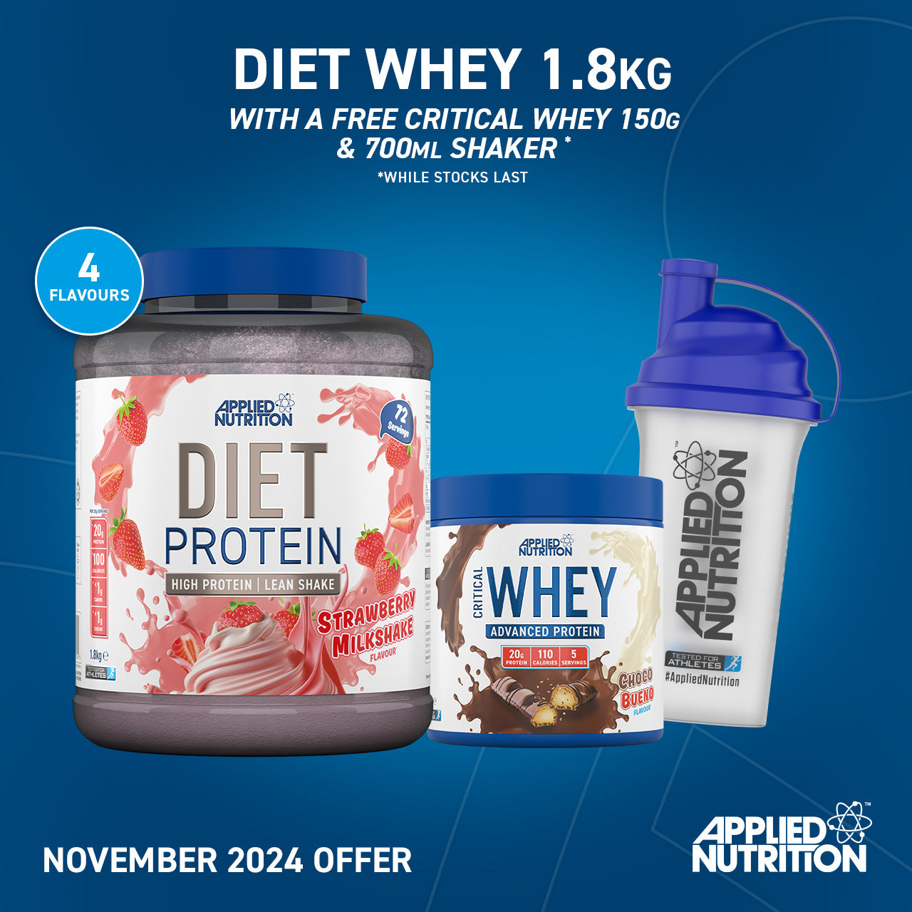 Diet Whey Protein 1.8kg (72 Servings)