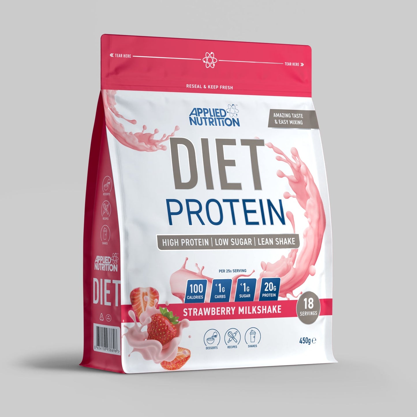 Diet Whey Protein 450g (18 Servings)