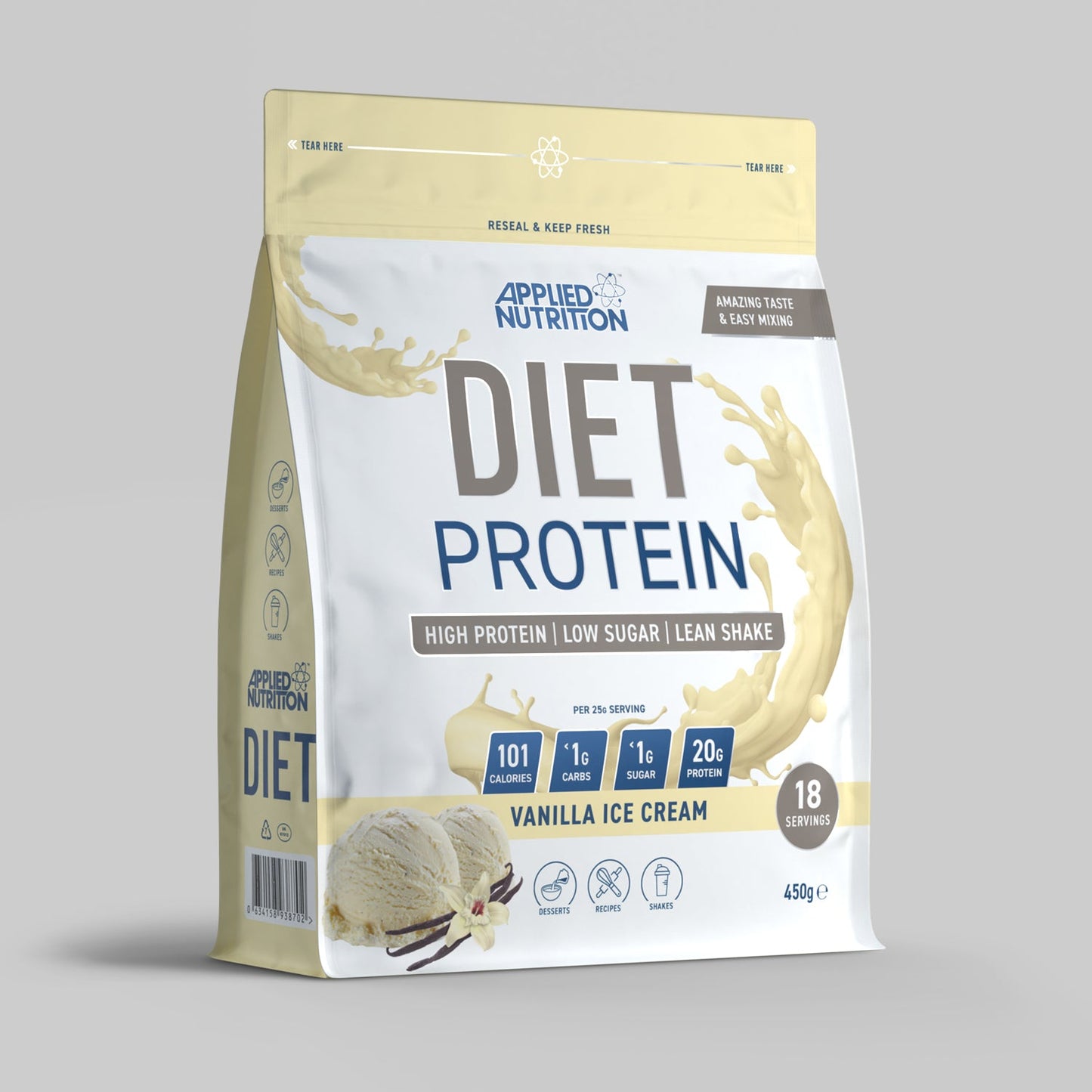 Diet Whey Protein 450g (18 Servings)