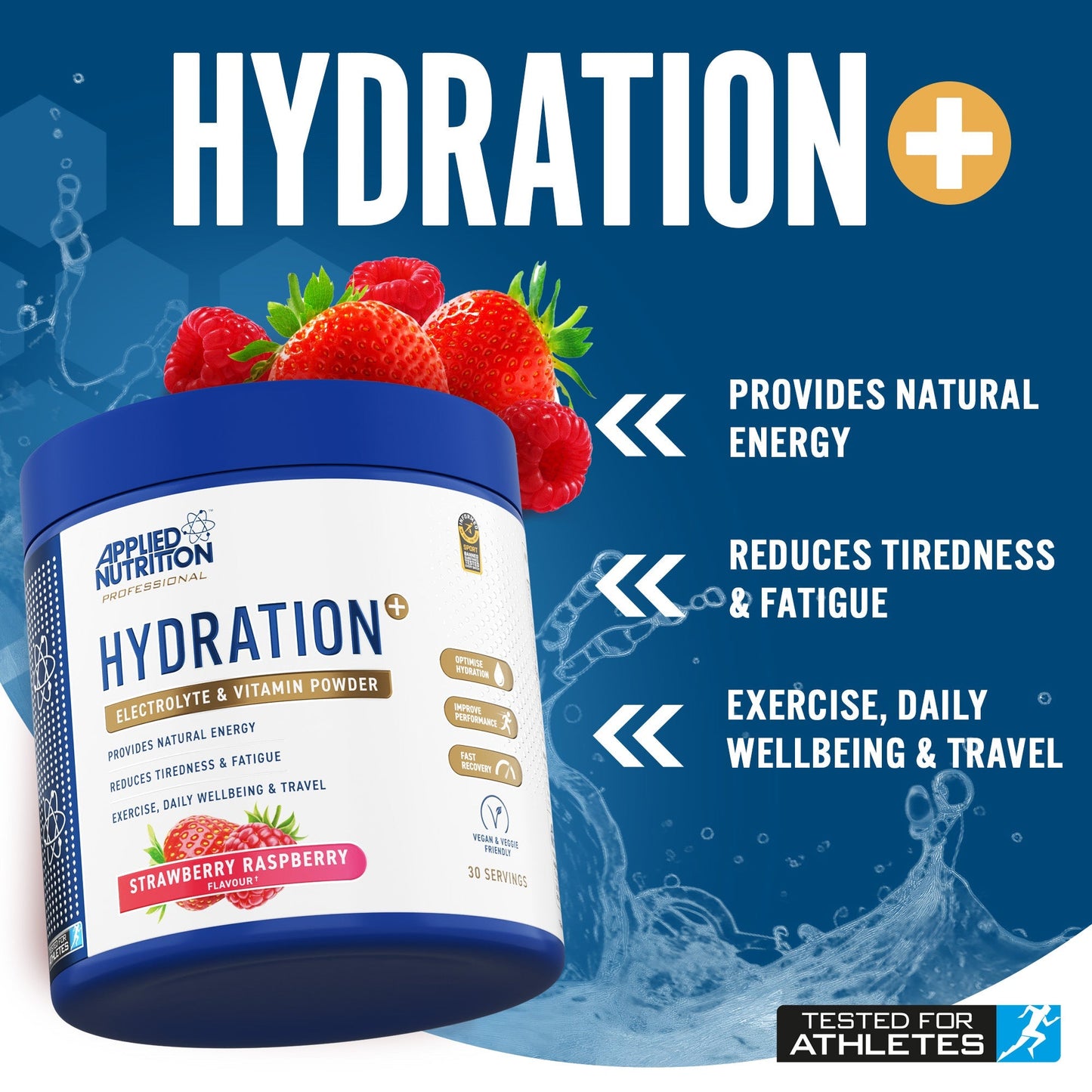 Hydration + Complete Electrolyte & Vitamin Powder 240 gr.