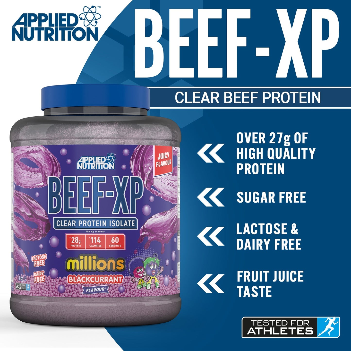 BEEF-XP Clear Beef Protein Isolate 1.8kg (60 Servings)