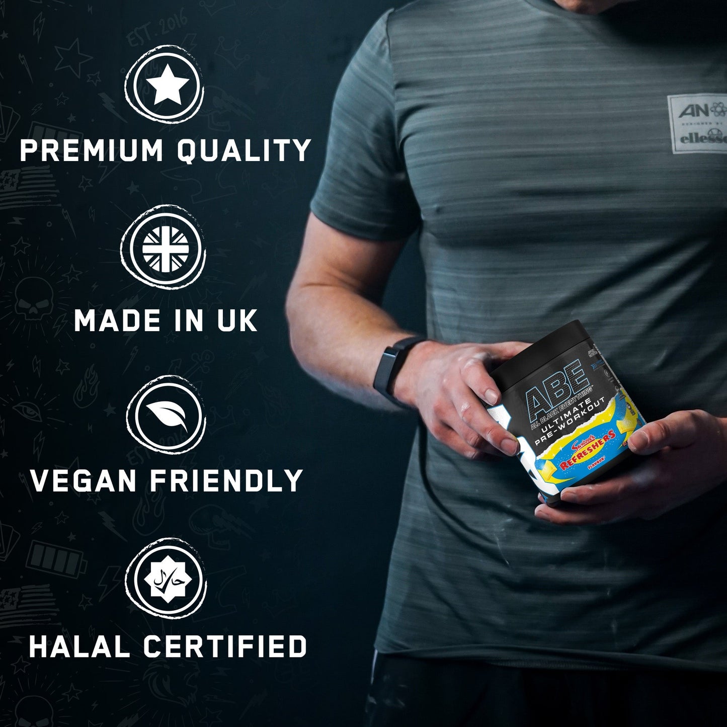 ABE All Black Everything - Extremely Potent Pre-Workout Powder 375 Gr.
