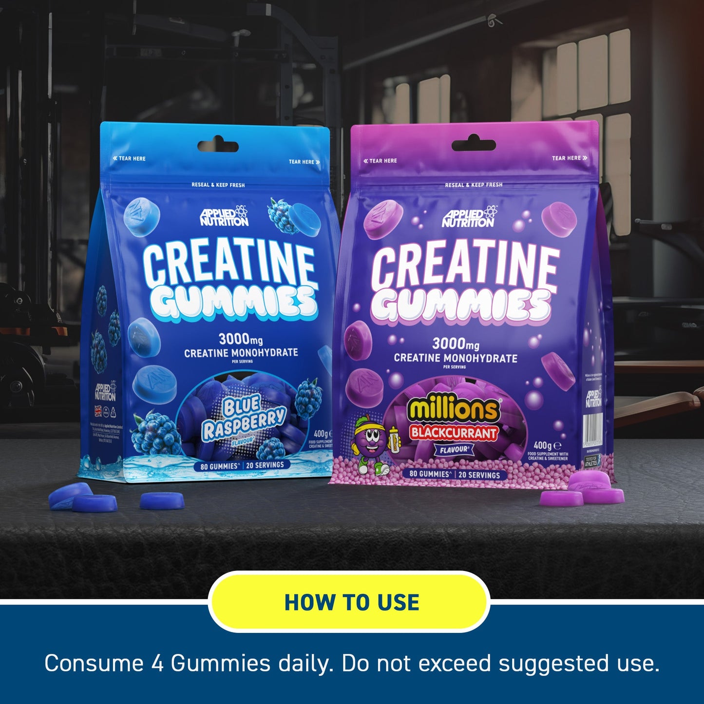 Pure Creatine Gummies (20 Servings)