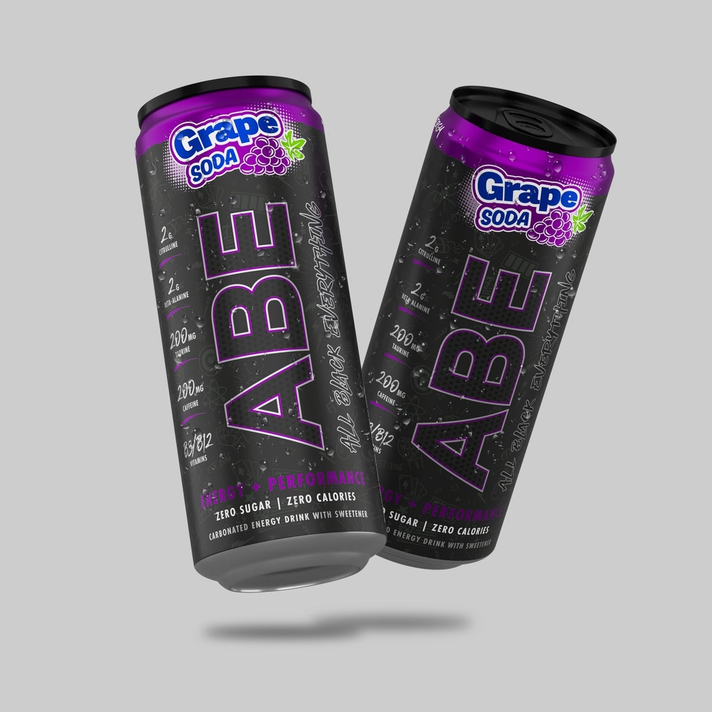 ABE - Energy & Performance Pre Workout Cans x12 - Sin azúcar.