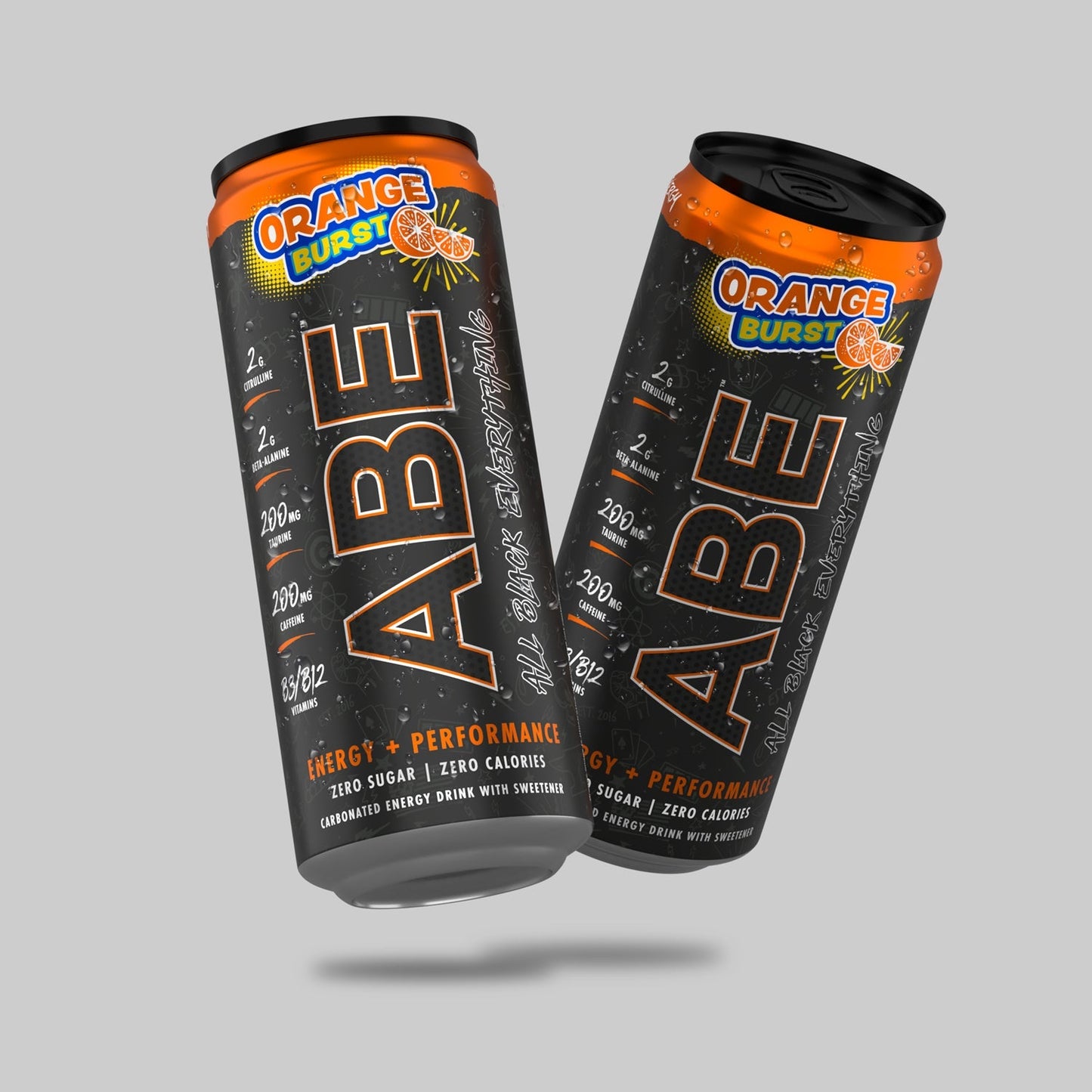 ABE - Energy & Performance Pre Workout Cans x12 - Sin azúcar.