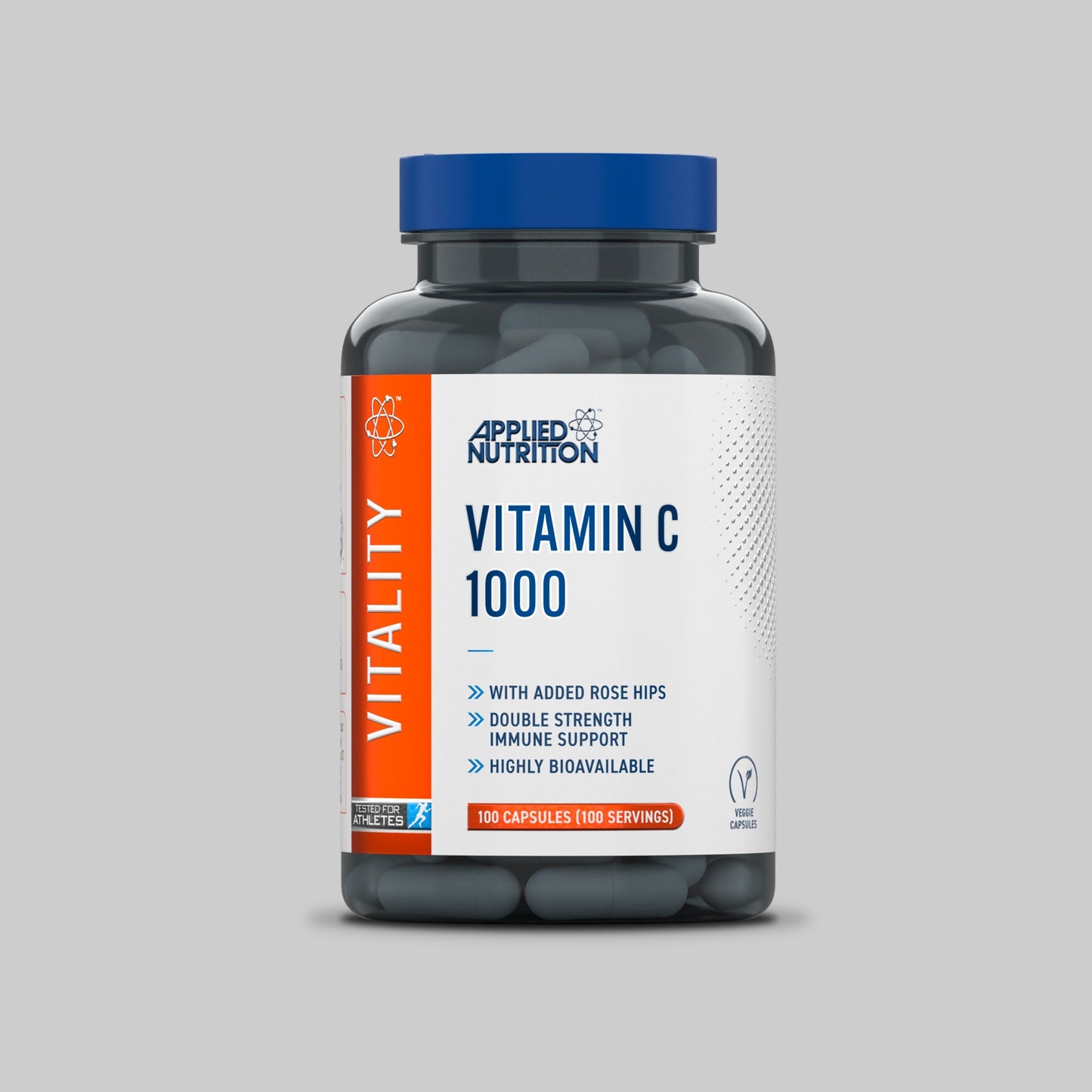 Vitamin C Veggie Capsules 1000 mg & Rose Hips- 100 Caps.