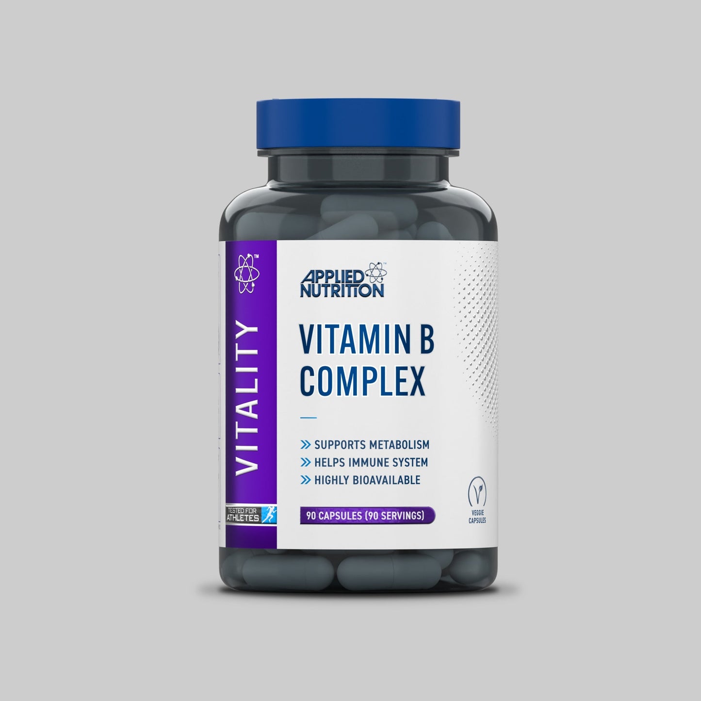 Vitamin B Complex 90 Veggie Capsules | Apoyo Metabólico y Energía