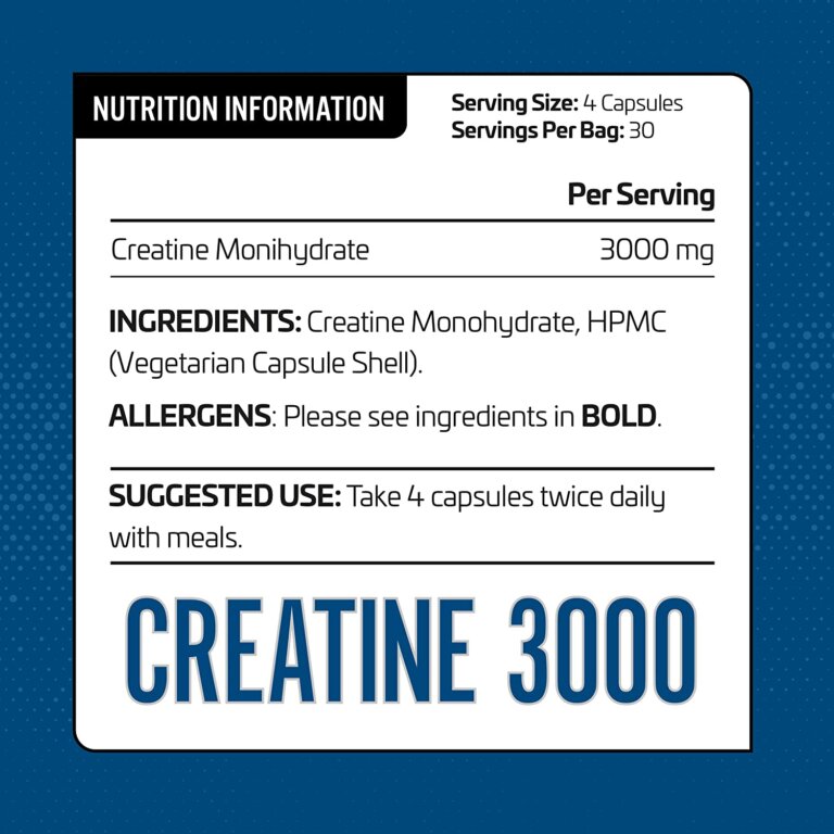 Creatine 3000 (120 Caps)