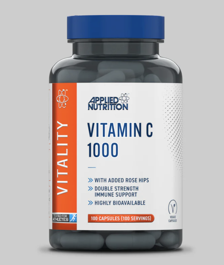 Vitamin C Veggie Capsules 1000 mg & Rose Hips- 100 Caps.