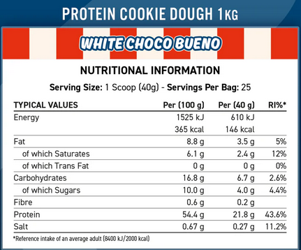 Protein Cookie Dough 1 kg