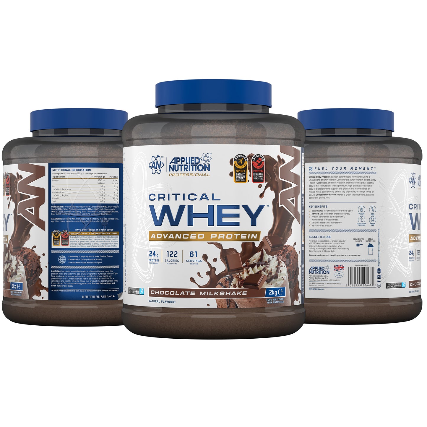 Critical Whey Protein 2kg (67 Servings)