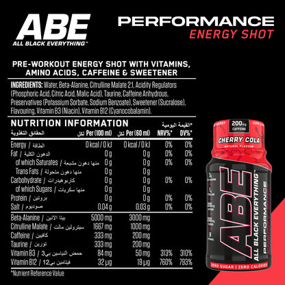 ABE Ultimate Pre Workout Shot 60ml
