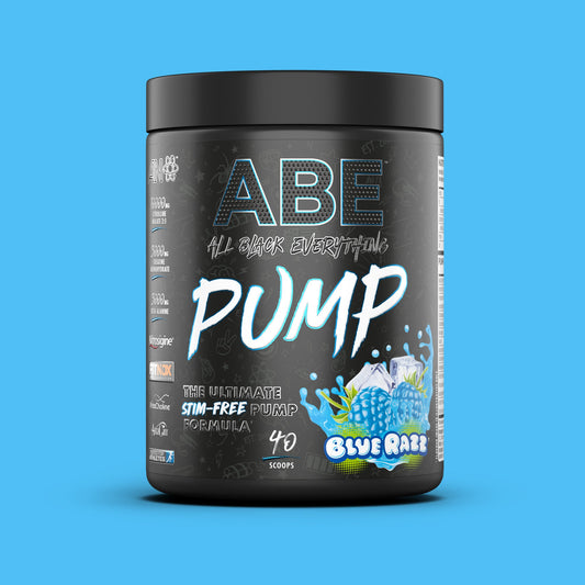 ABE Pump - Zero Stim Pre-Workout (500g) Pre- entreno sin estimulantes, con creatina y B12.