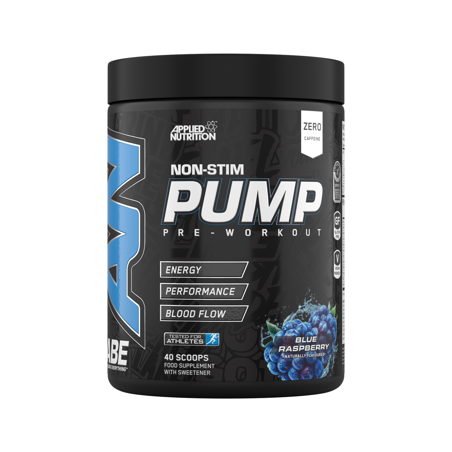 ABE Pump - Zero Stim Pre-Workout (500g) Pre- entreno sin estimulantes, con creatina y B12.