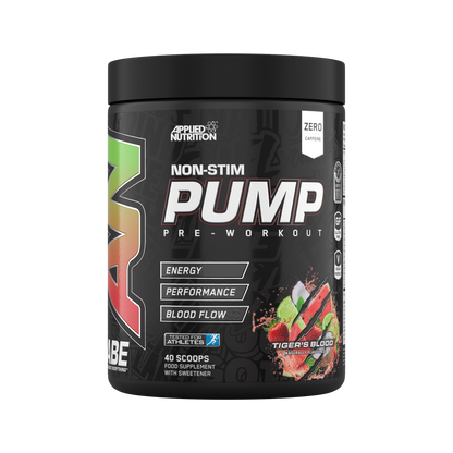 ABE Pump - Zero Stim Pre-Workout (500g) Pre- entreno sin estimulantes, con creatina y B12.