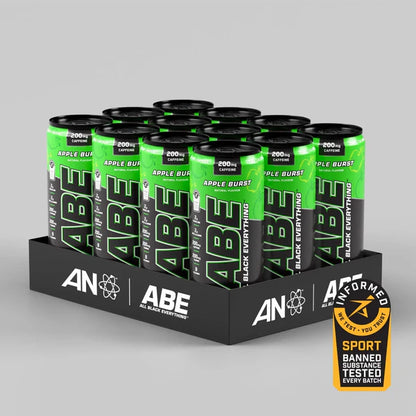 ABE - Energy & Performance Pre Workout Cans x12 - Sin azúcar.