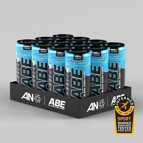 ABE - Energy & Performance Pre Workout Cans x12 - Sin azúcar.