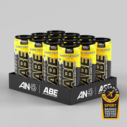 ABE - Energy & Performance Pre Workout Cans x12 - Sin azúcar.