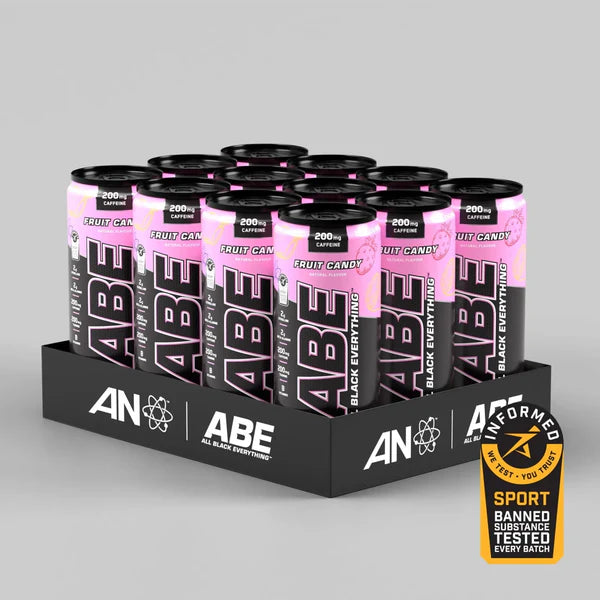 ABE - Energy & Performance Pre Workout Cans x12 - Sin azúcar.