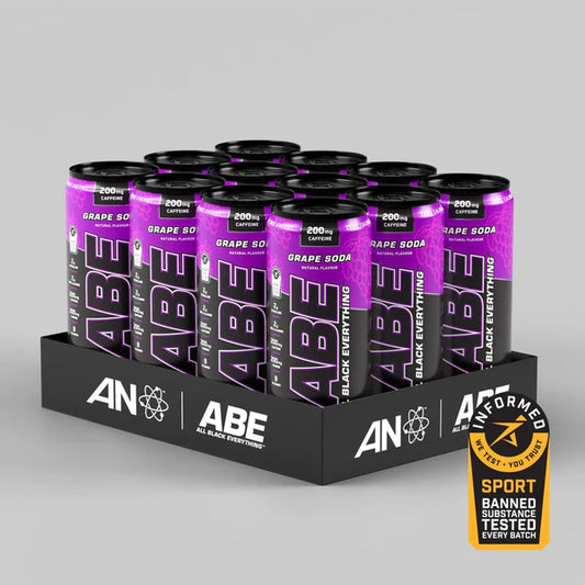 ABE - Energy & Performance Pre Workout Cans x12 - Sin azúcar.