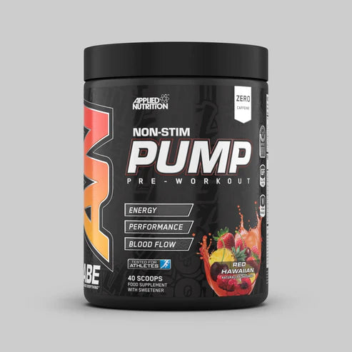 ABE Pump - Zero Stim Pre-Workout. Pre- entreno sin estimulantes, con creatina y B12.