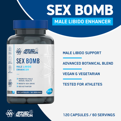 Sex Bomb Male Libido Enhancer 120 v caps