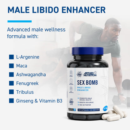 Sex Bomb Male Libido Enhancer 120 v caps