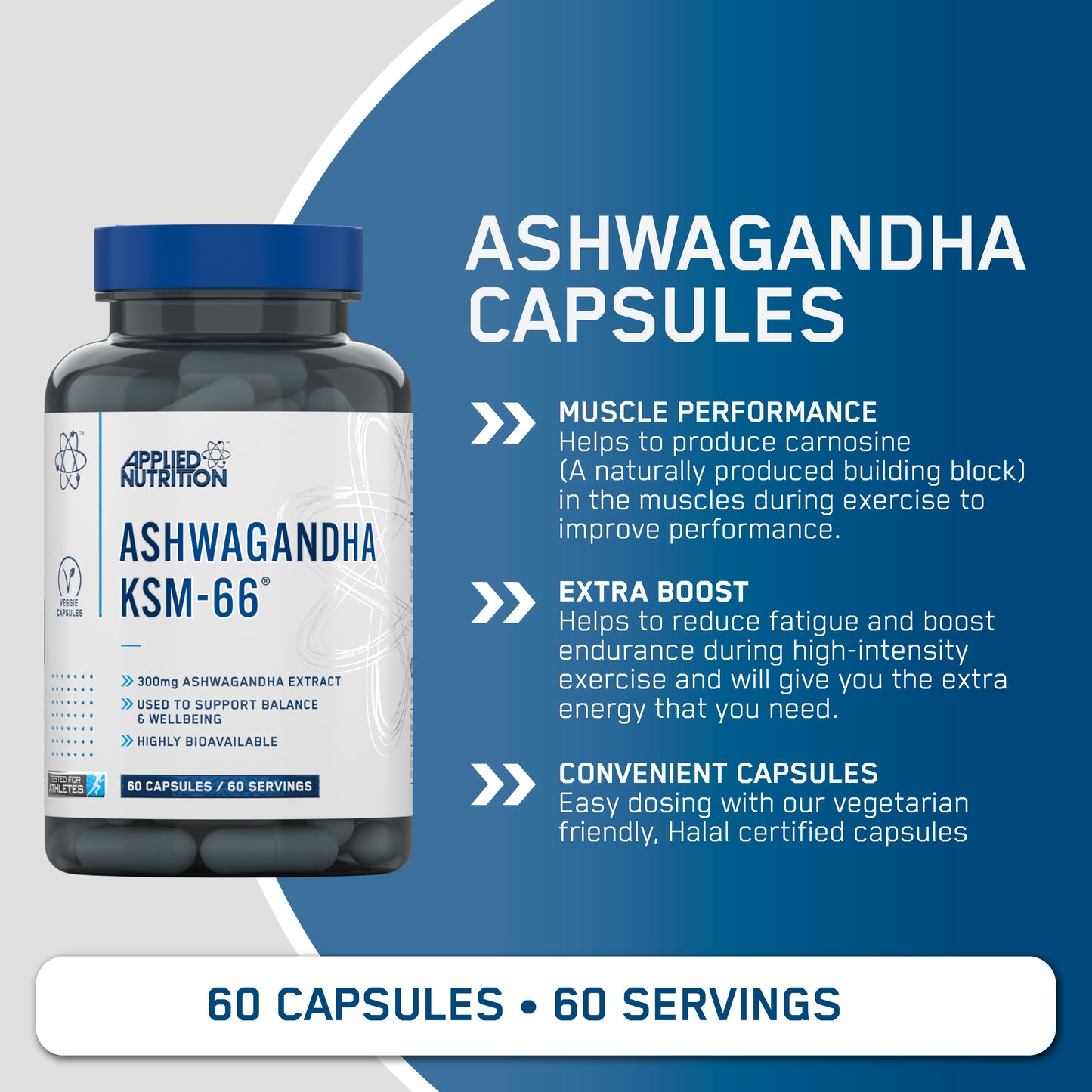 Ashwagandha KSM-66 (60 Caps)