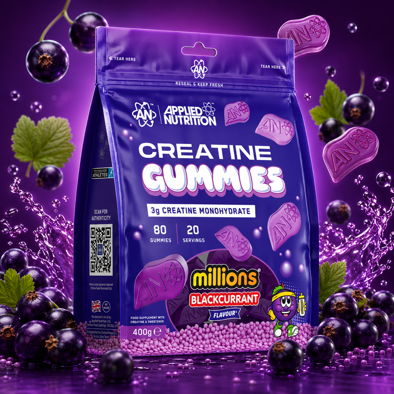 Pure Creatine Gummies (20 Servings)