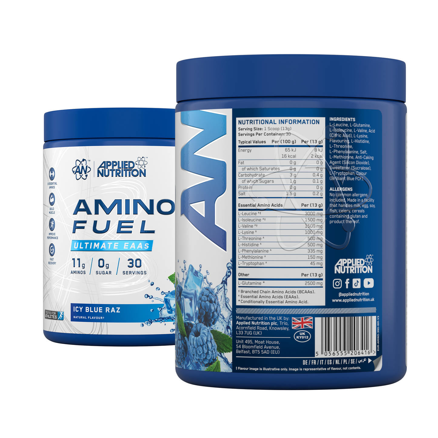 Amino Fuel EAA 390 gr - Ácidos Aminados Esenciales para Rendimiento