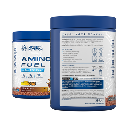 Amino Fuel EAA 390 gr - Ácidos Aminados Esenciales para Rendimiento