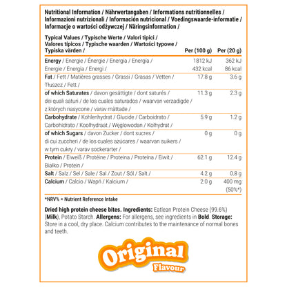 Protein Crunchy Cheese Bites 10 x 20gr