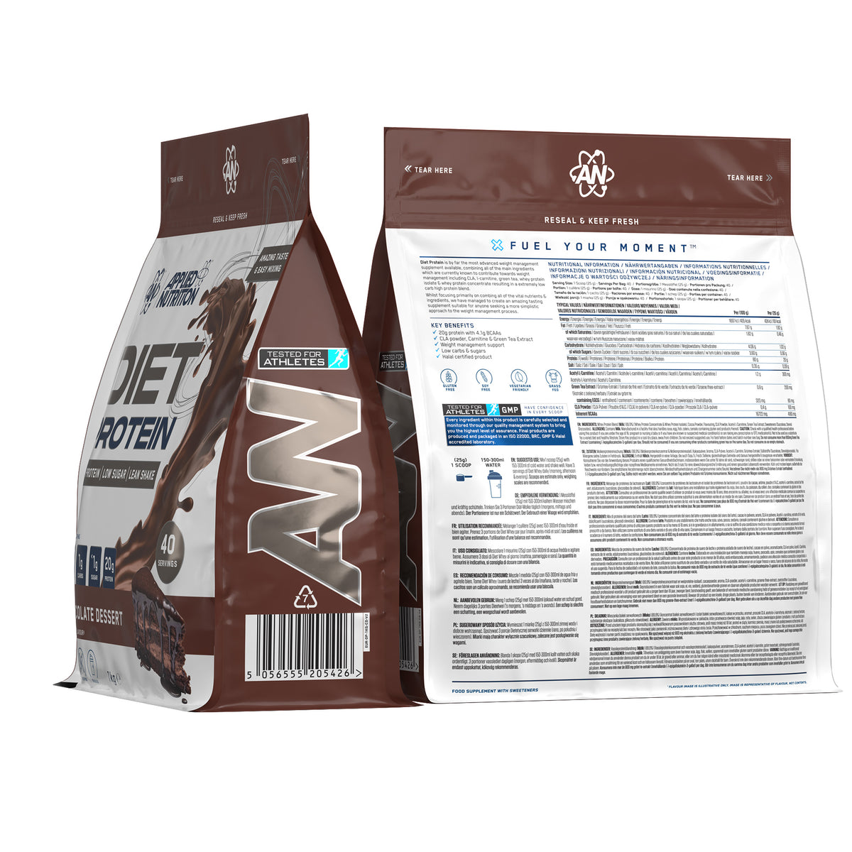 Diet Whey 1kg  40 Serv.