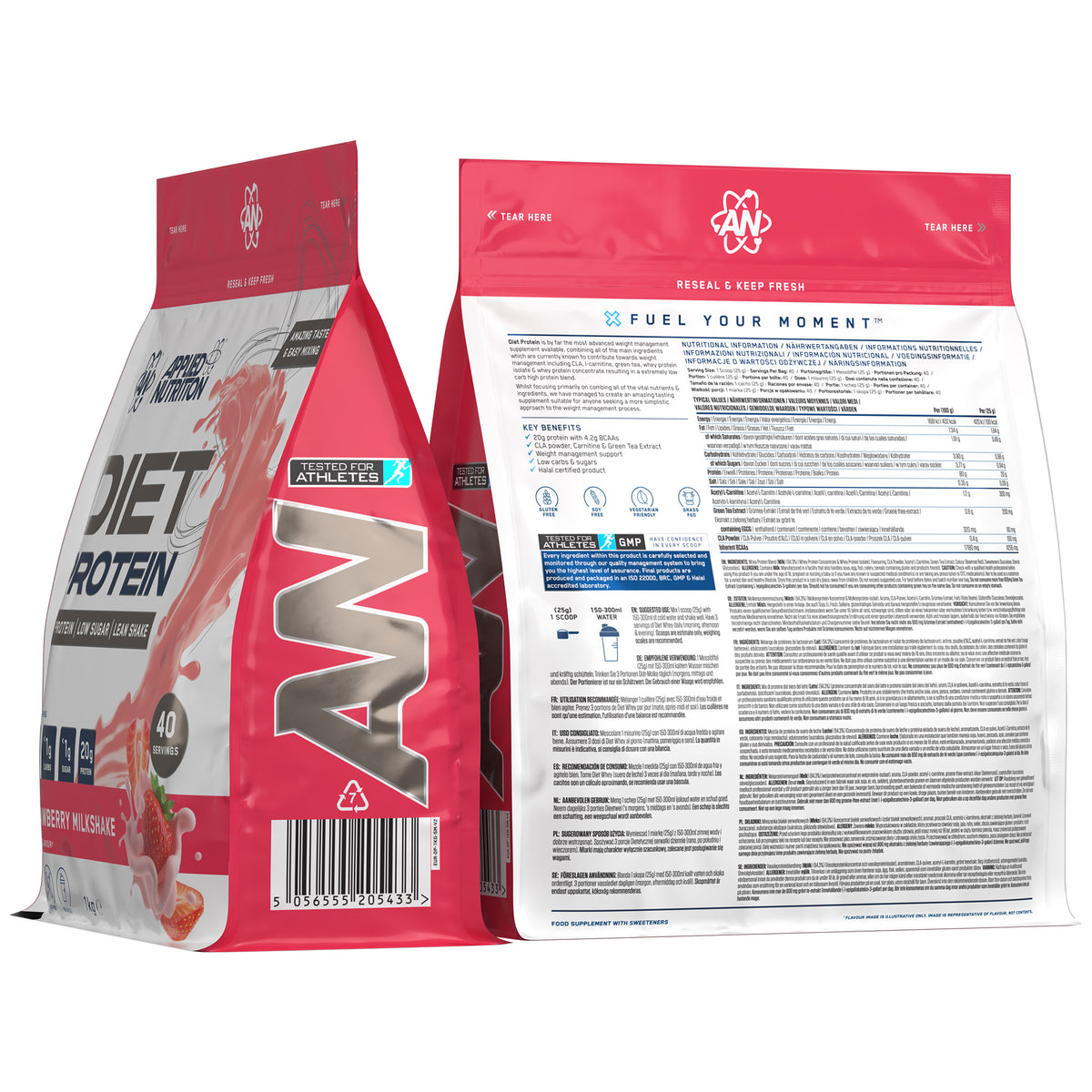 Diet Whey 1kg  40 Serv.