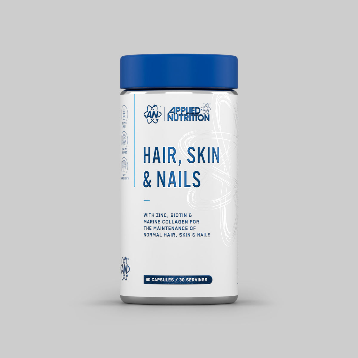 Hair Skin and Nails Collagen Capsules - 30 Servings