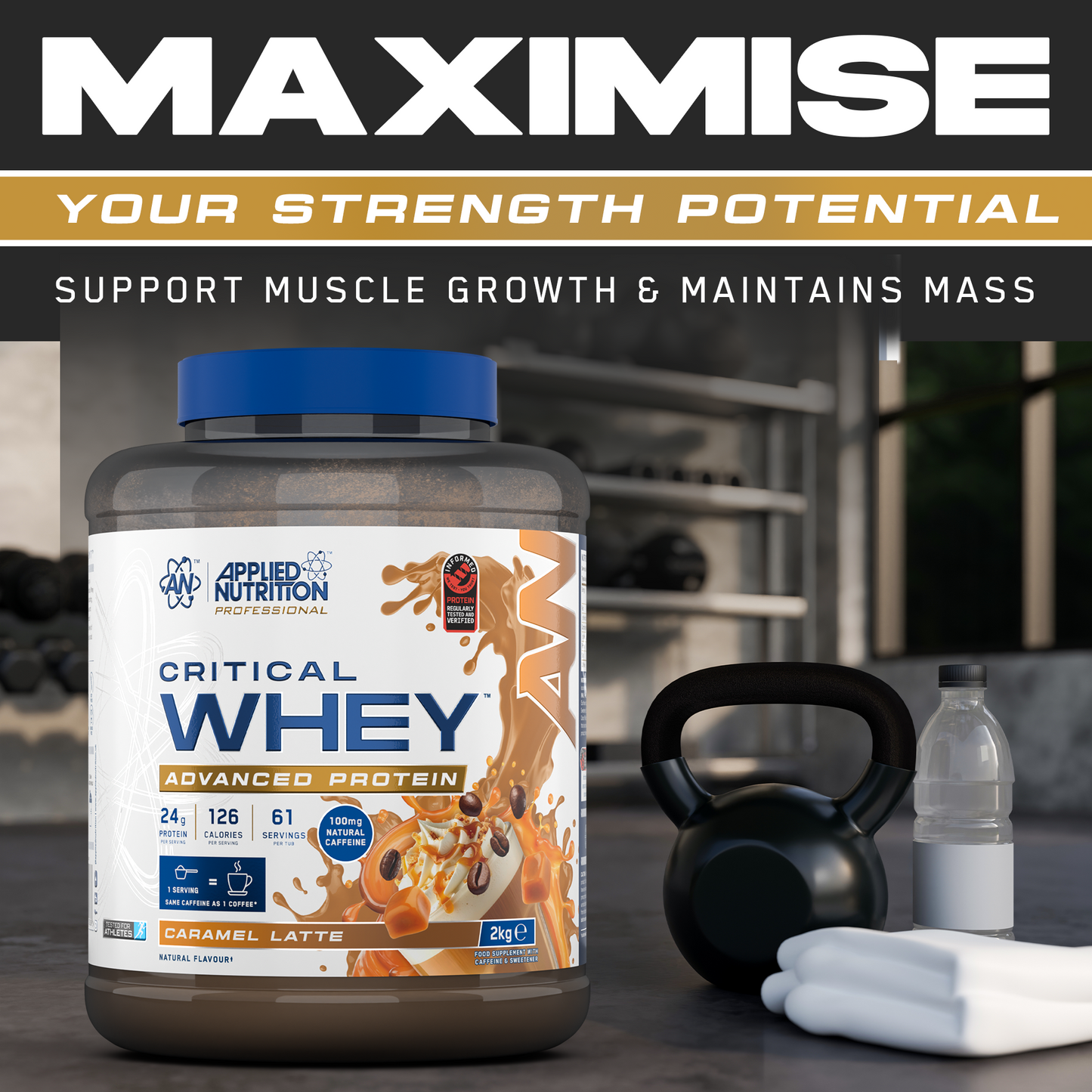 Critical Whey Protein 2kg (67 Servings)