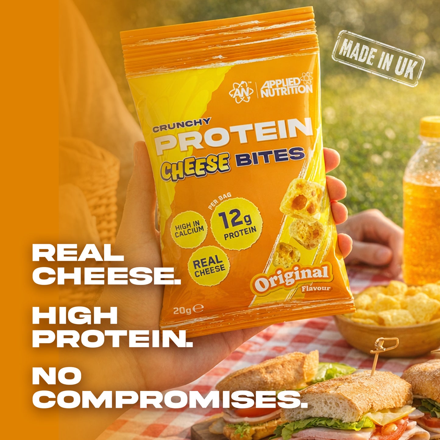 Protein Crunchy Cheese Bites 10 x 20gr