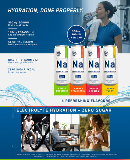 Na11 Hydration 12 x 330ml.