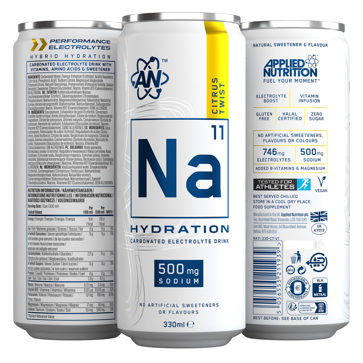 Na11 Hydration 12 x 330ml.