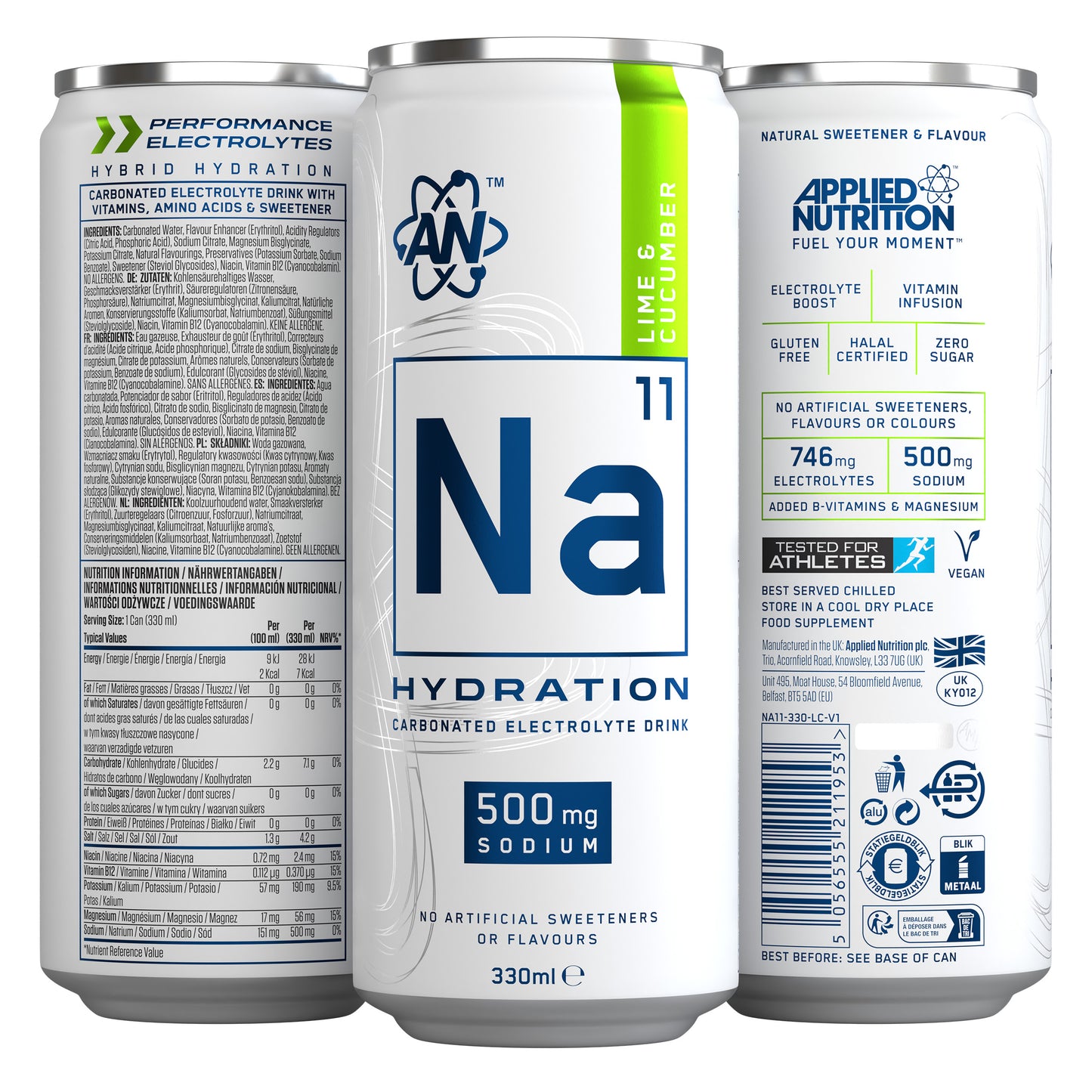 Na11 Hydration 12 x 330ml.