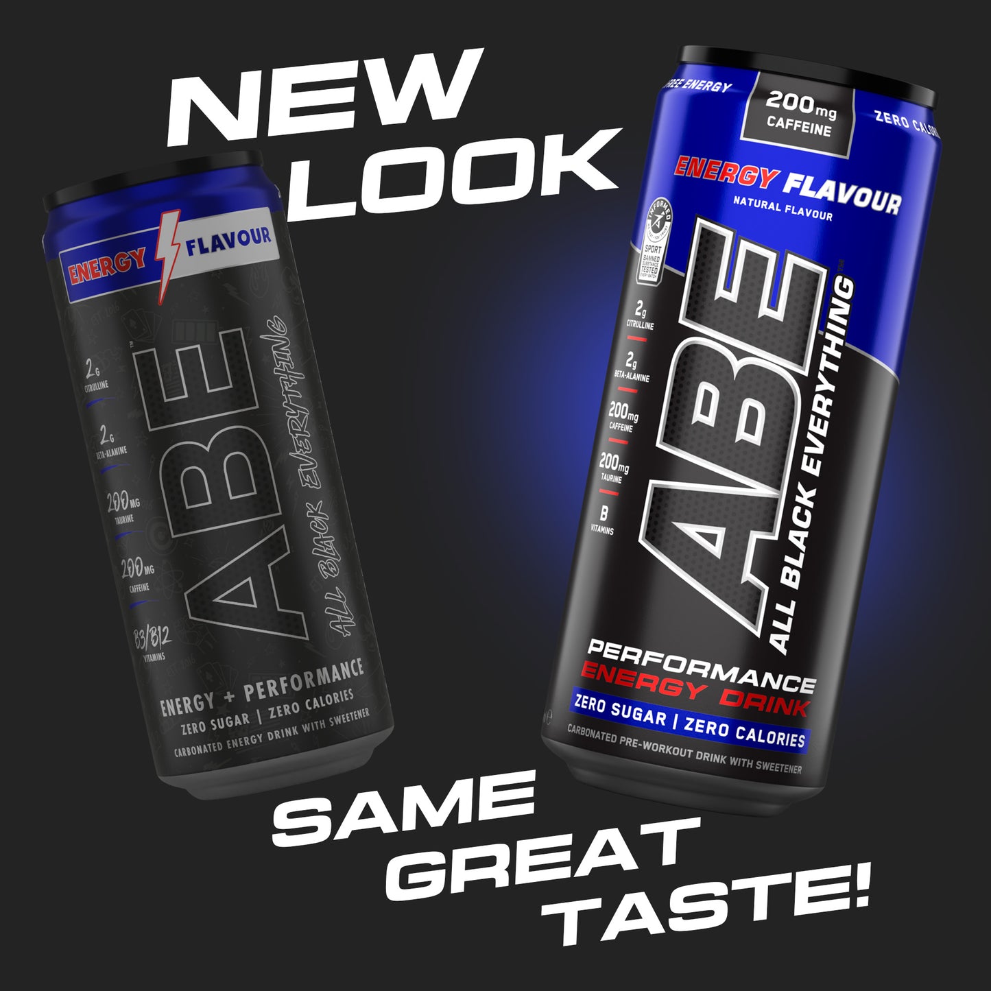 ABE - Energy & Performance Pre Workout Cans x12 - Sin azúcar.