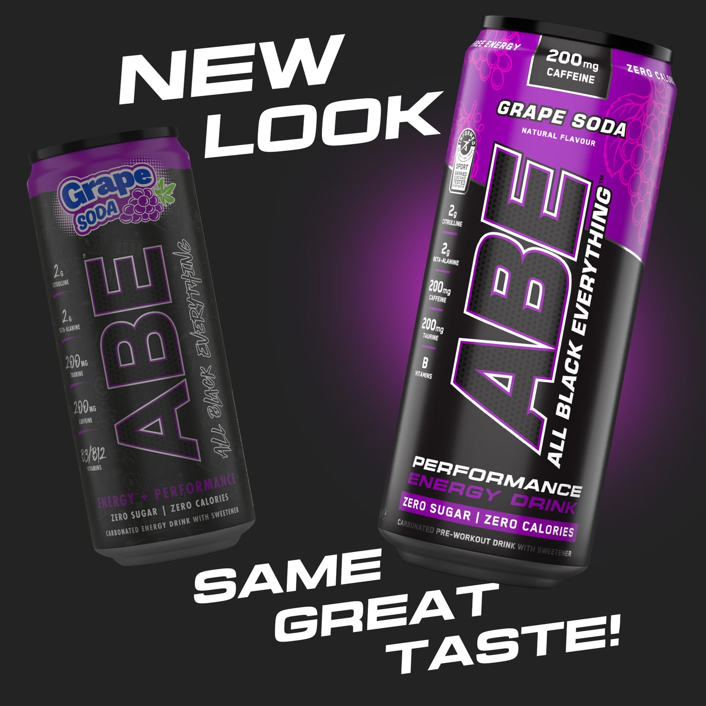 ABE - Energy & Performance Pre Workout Cans x12 - Sin azúcar.