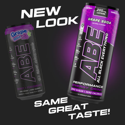 ABE - Energy & Performance Pre Workout Cans x12 - Sin azúcar.