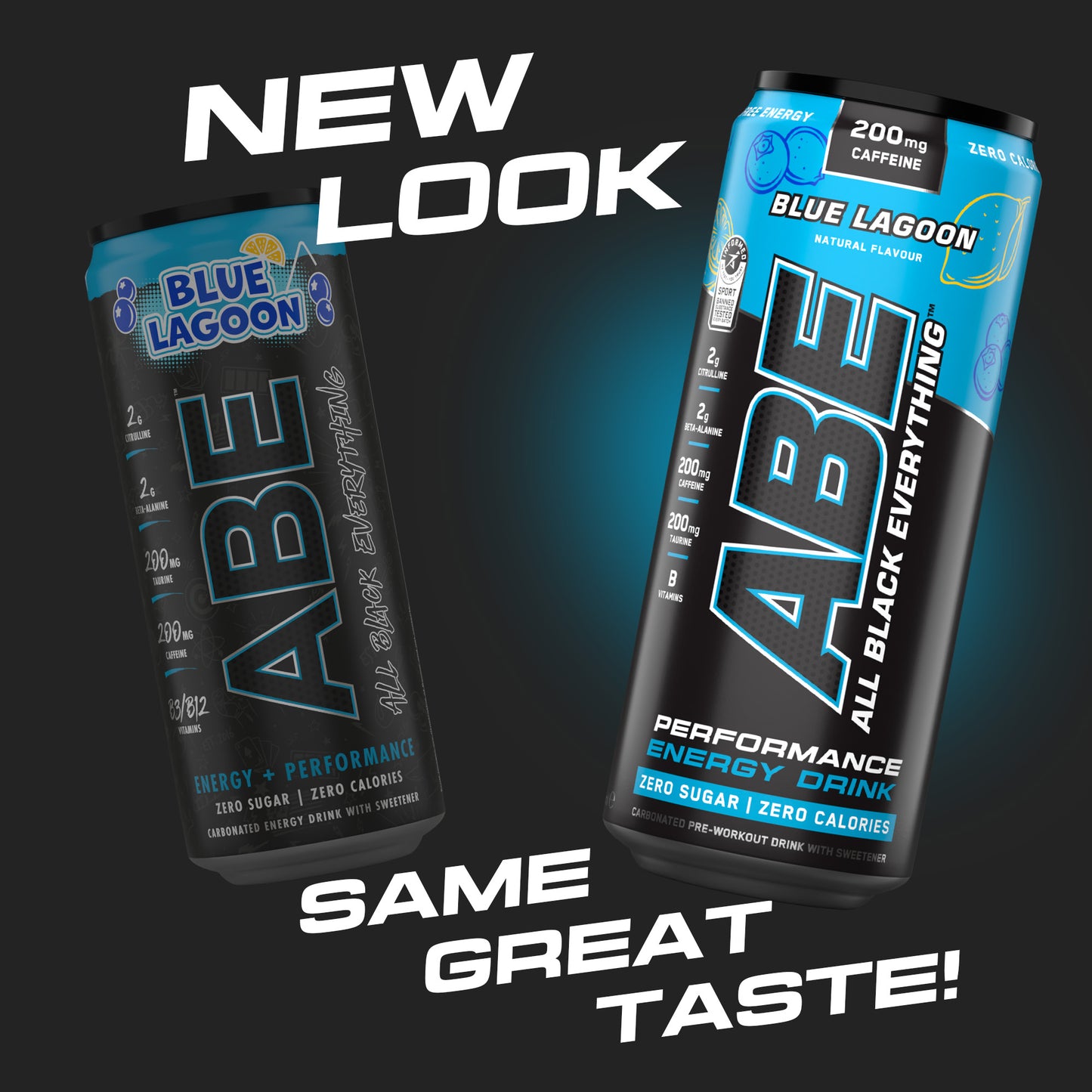 ABE - Energy & Performance Pre Workout Cans x12 - Sin azúcar.