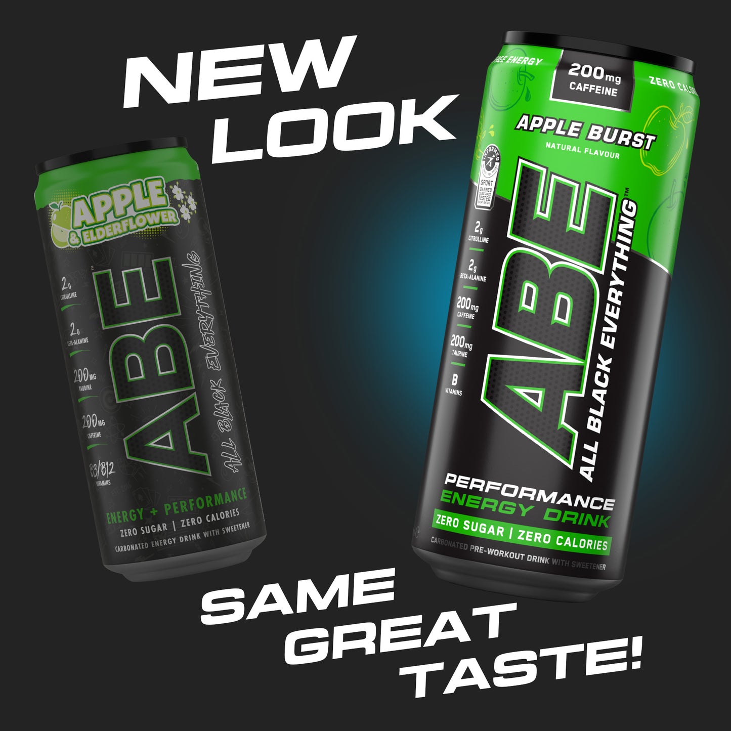 ABE - Energy & Performance Pre Workout Cans x12 - Sin azúcar.